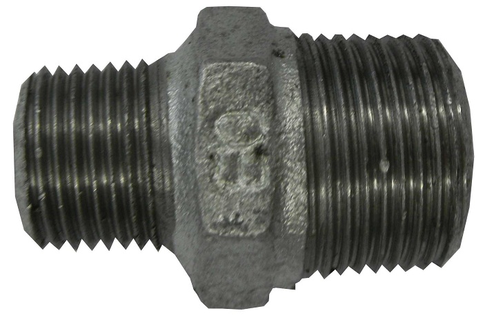 Doppelnippel Nr.280    1/2 Zoll verzinkt