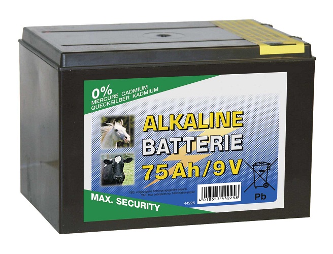 Alkaline - Trockenbatterie 9 Volt / 75Ah