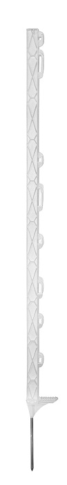 Kunststoffpfahl Titan 105 cm Weiß   
