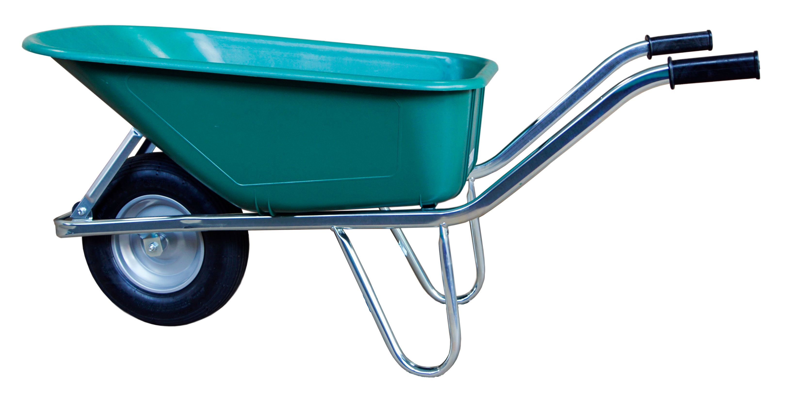 Schiebetruhe Gartenbau "Julian" 100 Liter mit PP-Mulde grün  ***