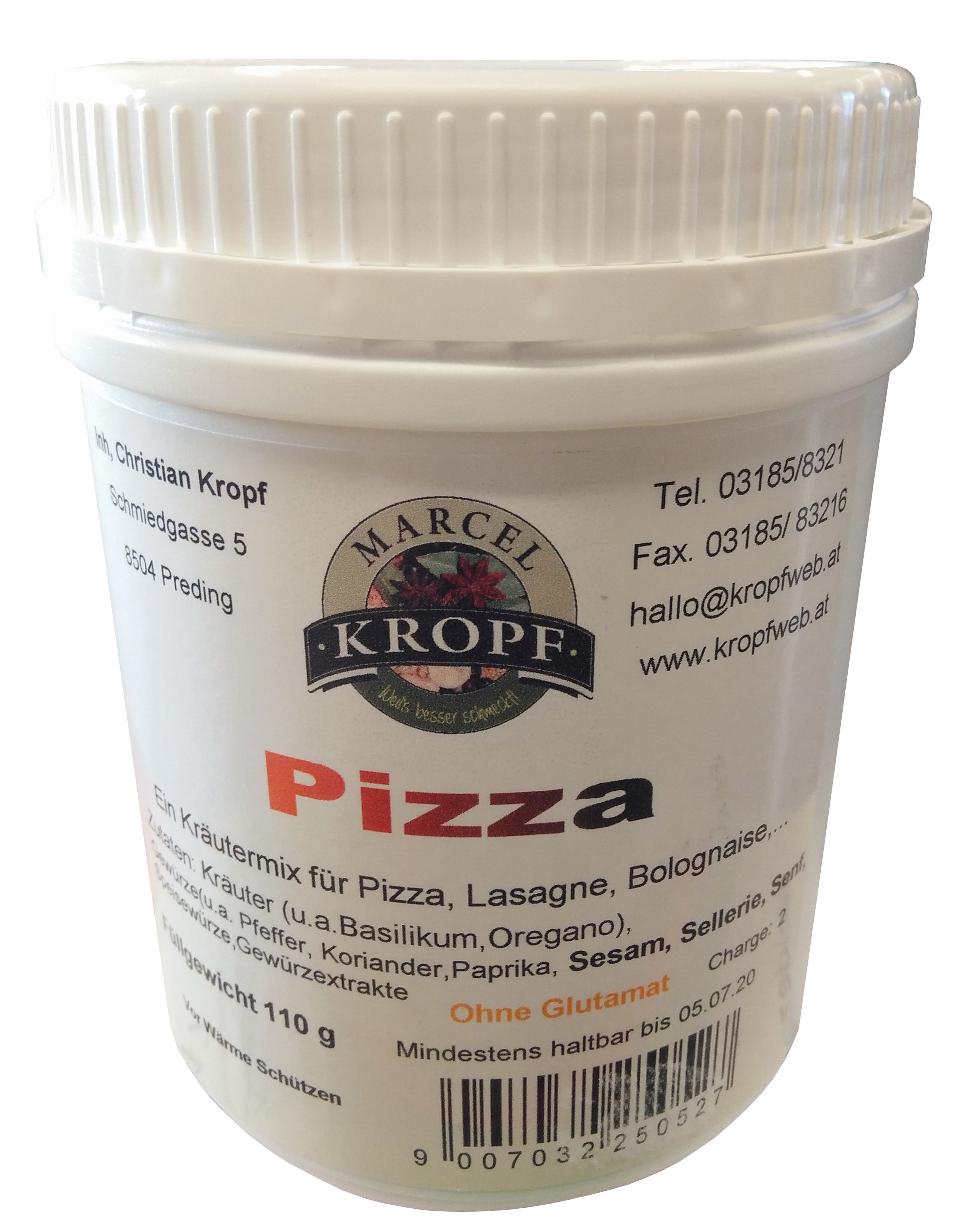 Pizzagewürz 110g***