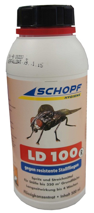 LD100-ROT Spritzmittel gegen Stallfliegen