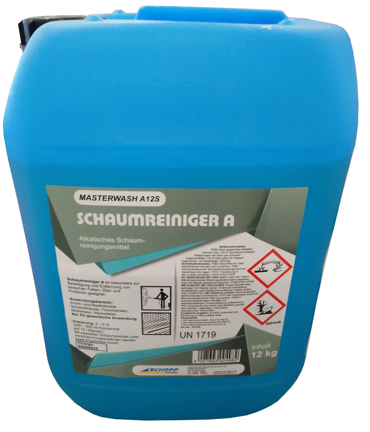 Schaumreiniger Schopf Alkalisch 12 kg - Gefahrgut