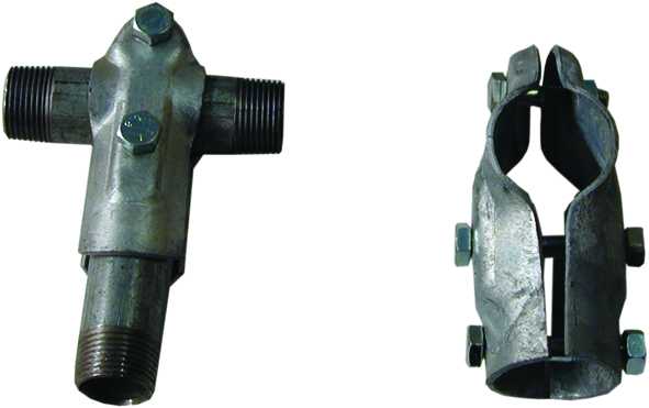 T-Schelle mit Kopfschraube 1 1/4x1 1/4 Zoll