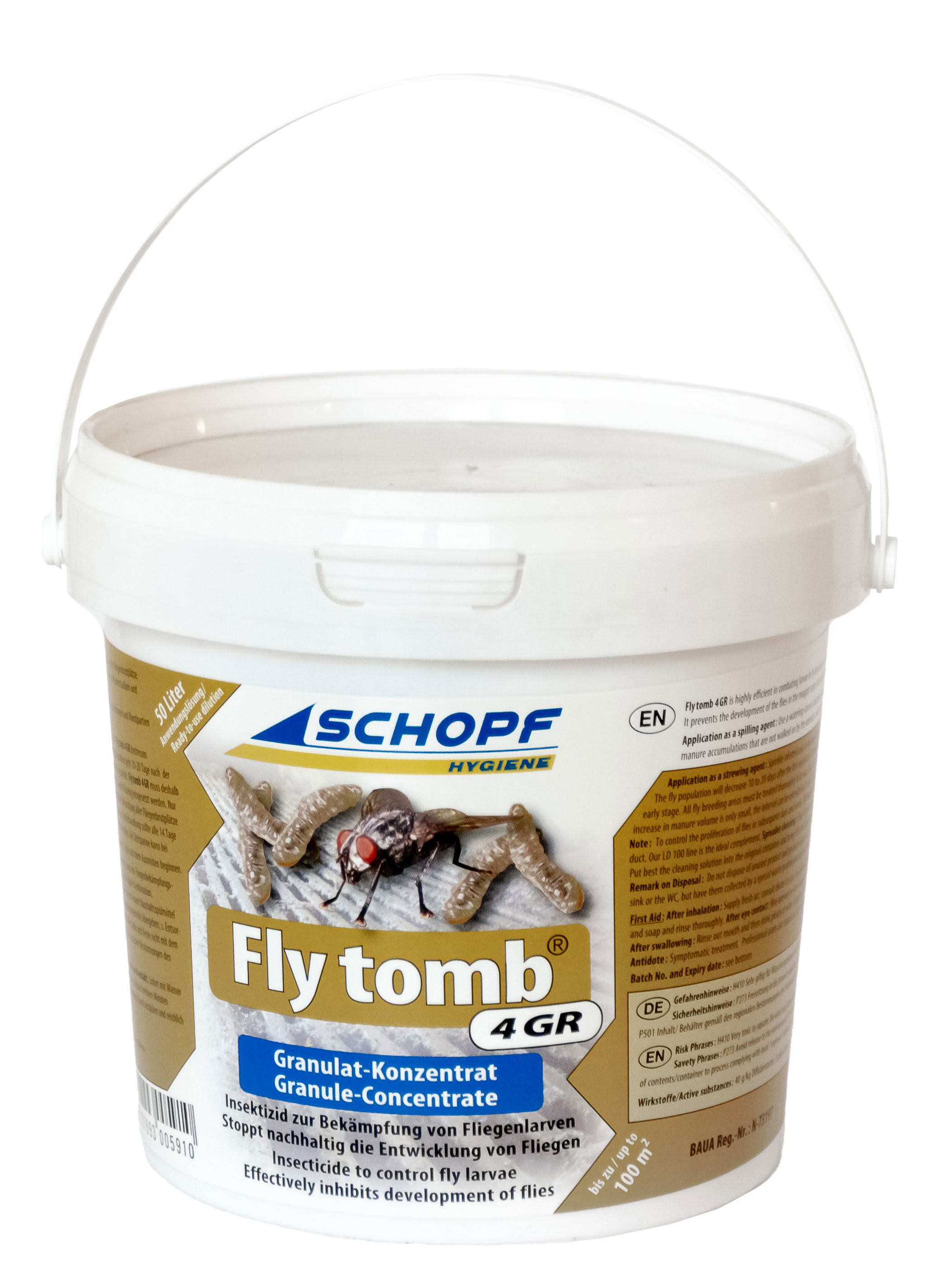 FlyTomb gegen Fliegenlarven 500g