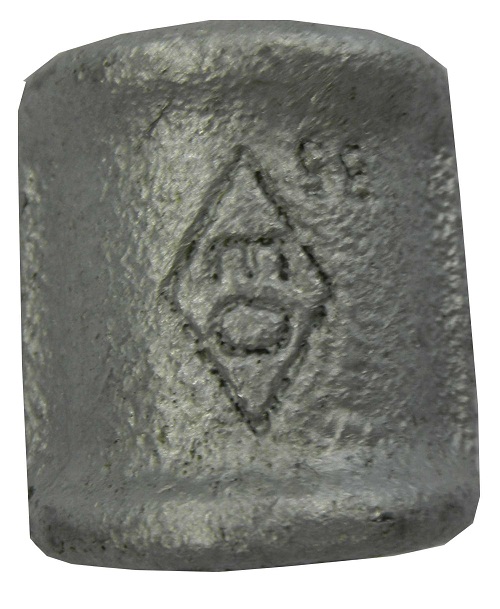 Randmuffe Nr.270      1/2 Zoll verzinkt