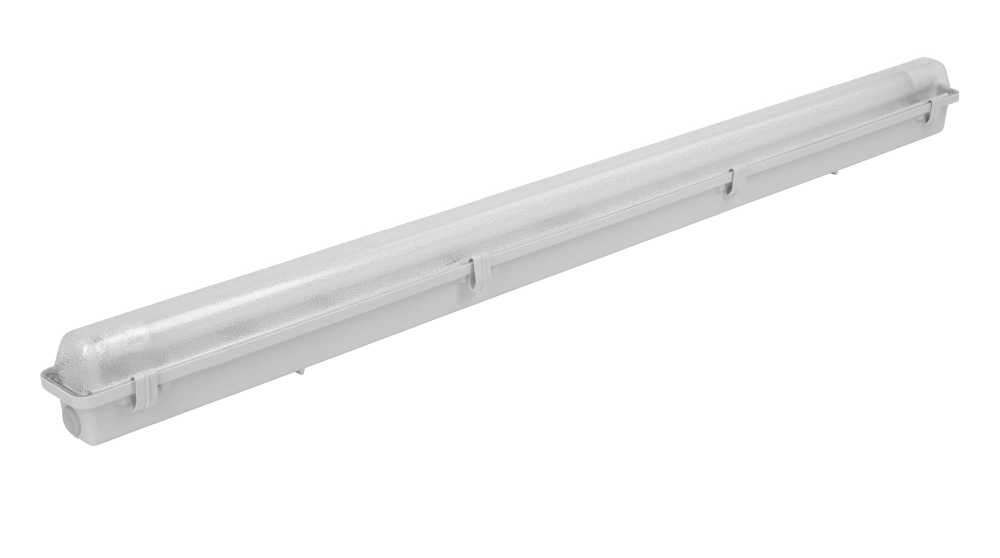 Feuchtraum-Wannenleuchte für LED-Röhre – 120 cm