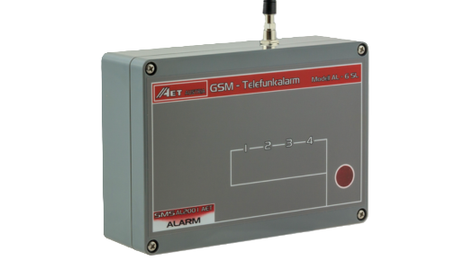 GSM Alarmgerät mit 4 Alarmeingängen