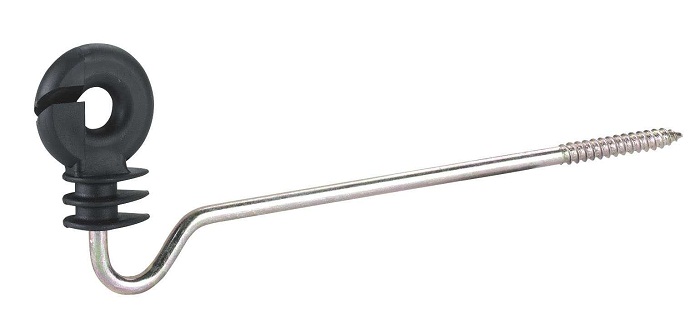 Ringisolator mit 22cm Stütze und Holzgewinde