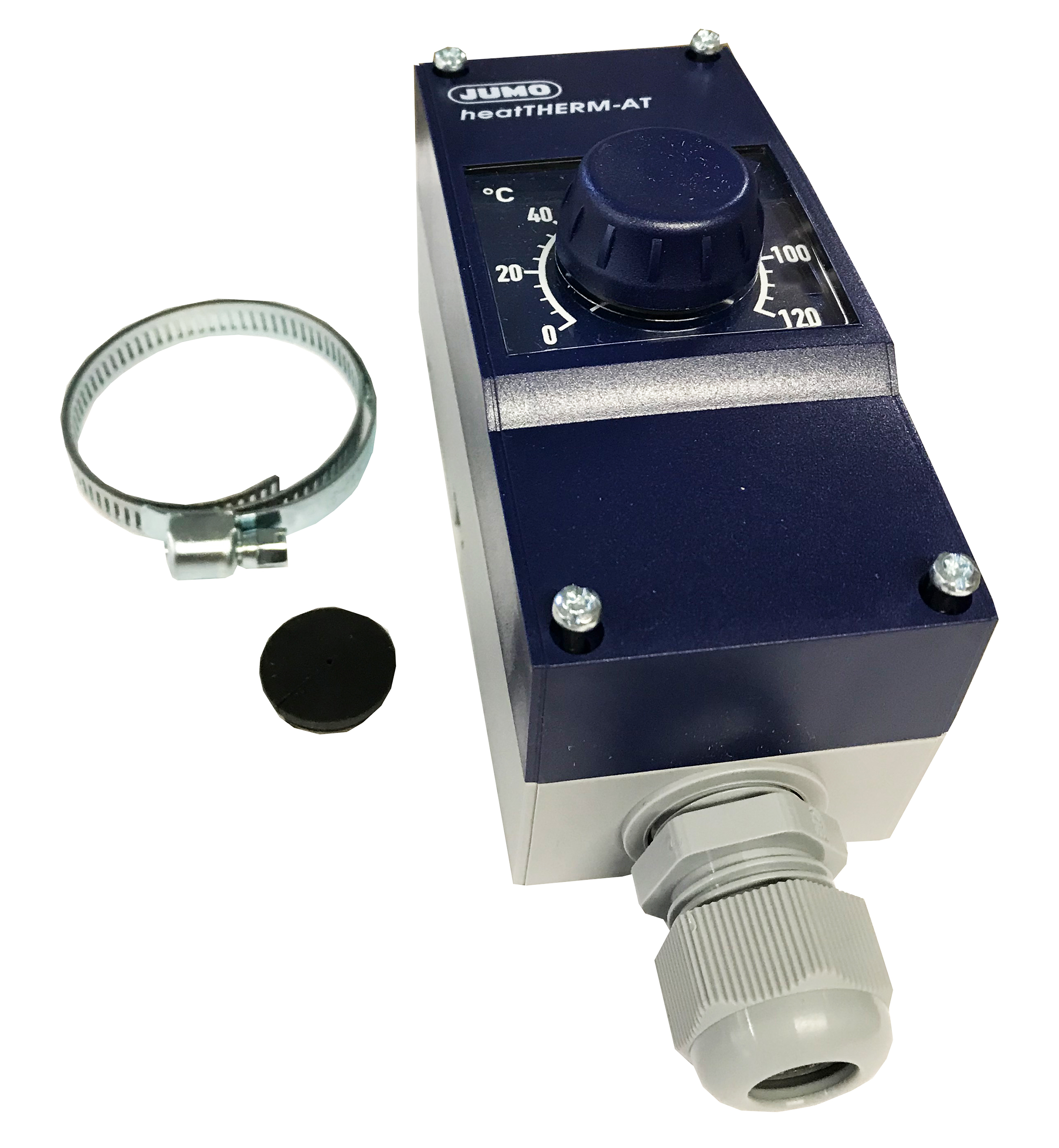 Rohranlege-Thermostat   0 bis 120°C einstellbar