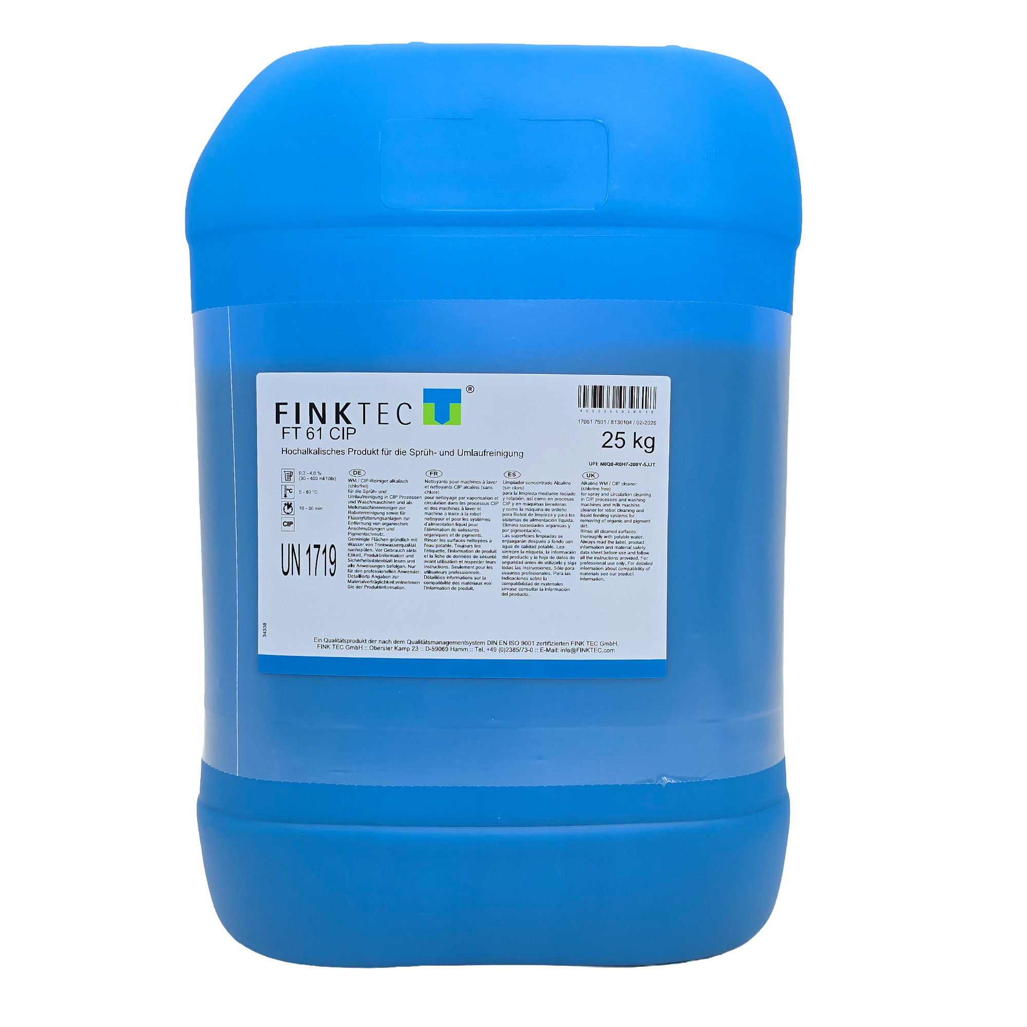 FINK-FT 61 CIP 25 kg - Gefahrgut