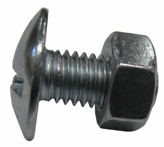 Schraube mit Mutter verzinkt M 8x16