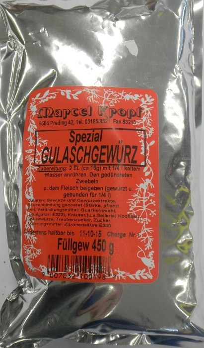 Gulaschgewürz 450 g***