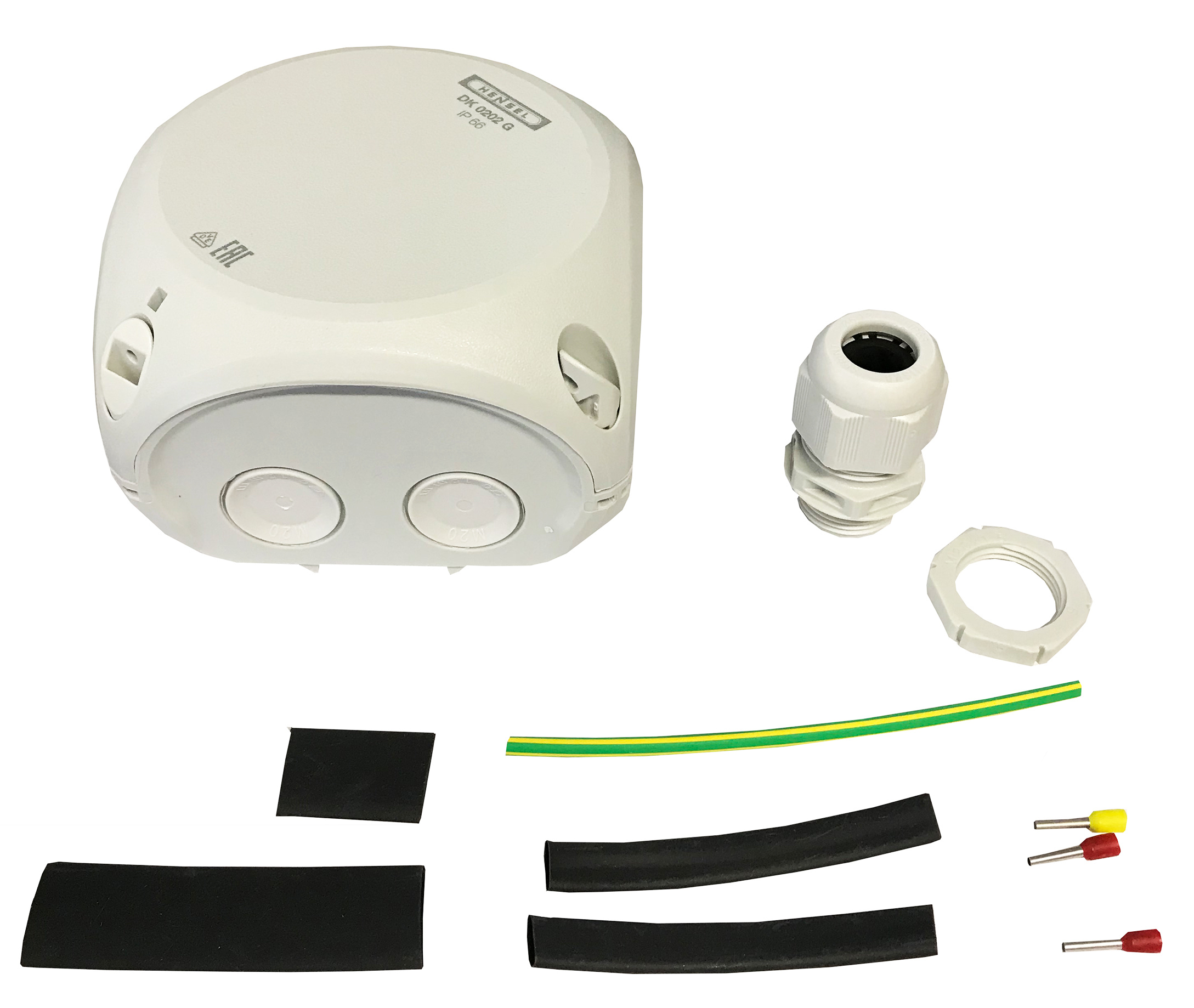 Netzanschluss-Set für selbstregulierendes Heizkabel