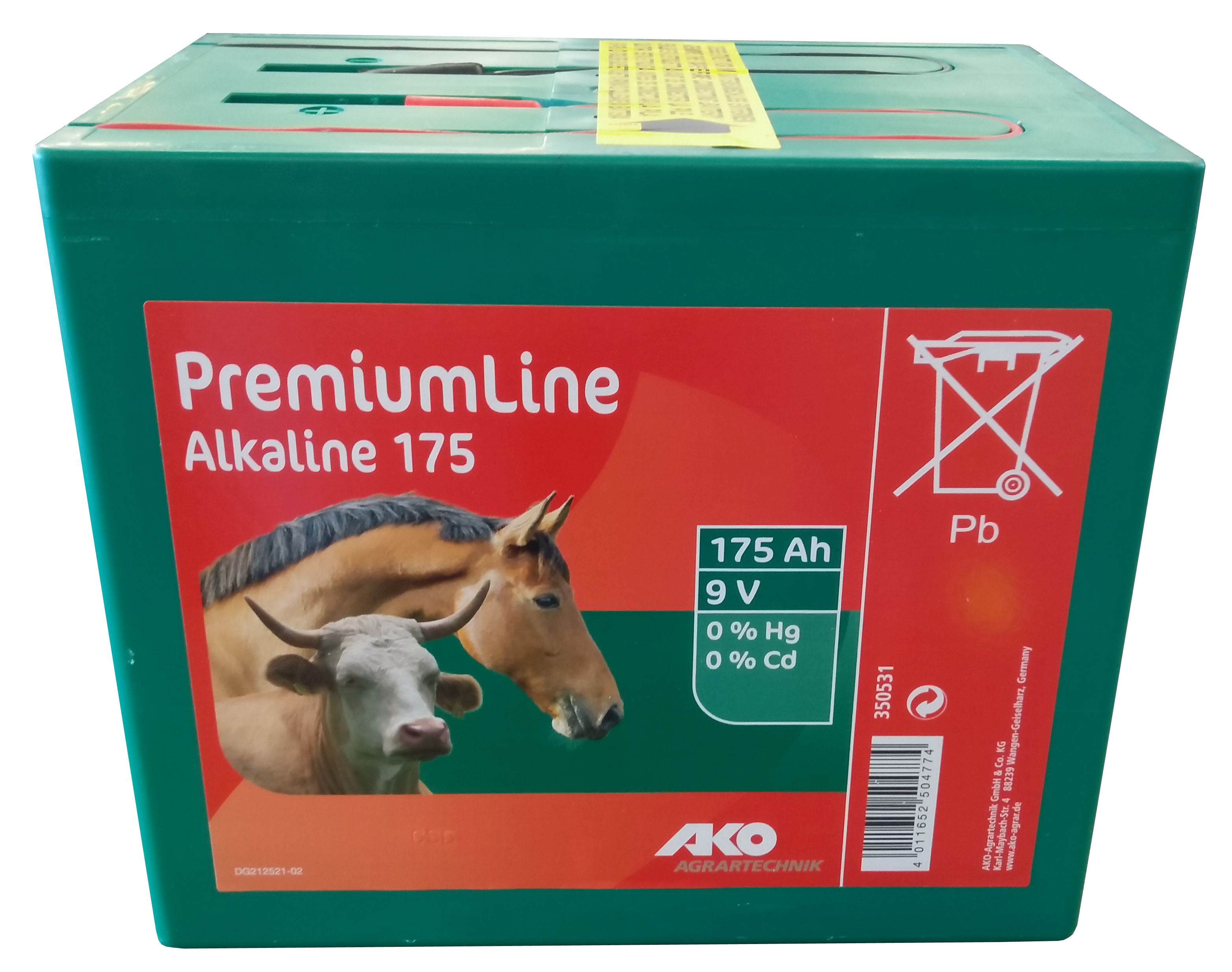 Alkaline - Trockenbatterie 9 Volt /175Ah