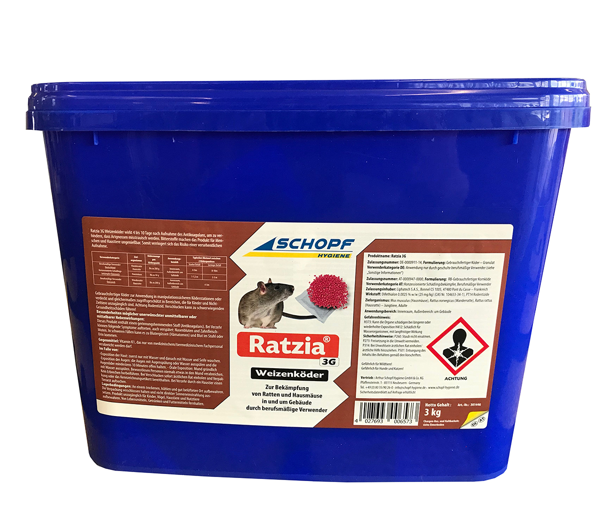 Ratzia 3G Weizenköder 3 kg