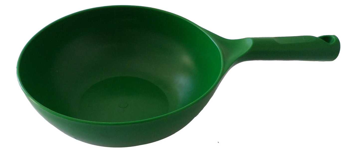 Futterkelle rund aus Kunststoff