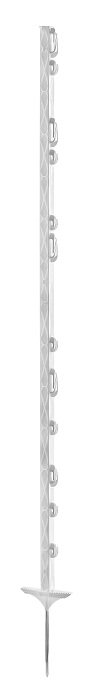 Kunststoffpfahl Titan 157cm Weiß