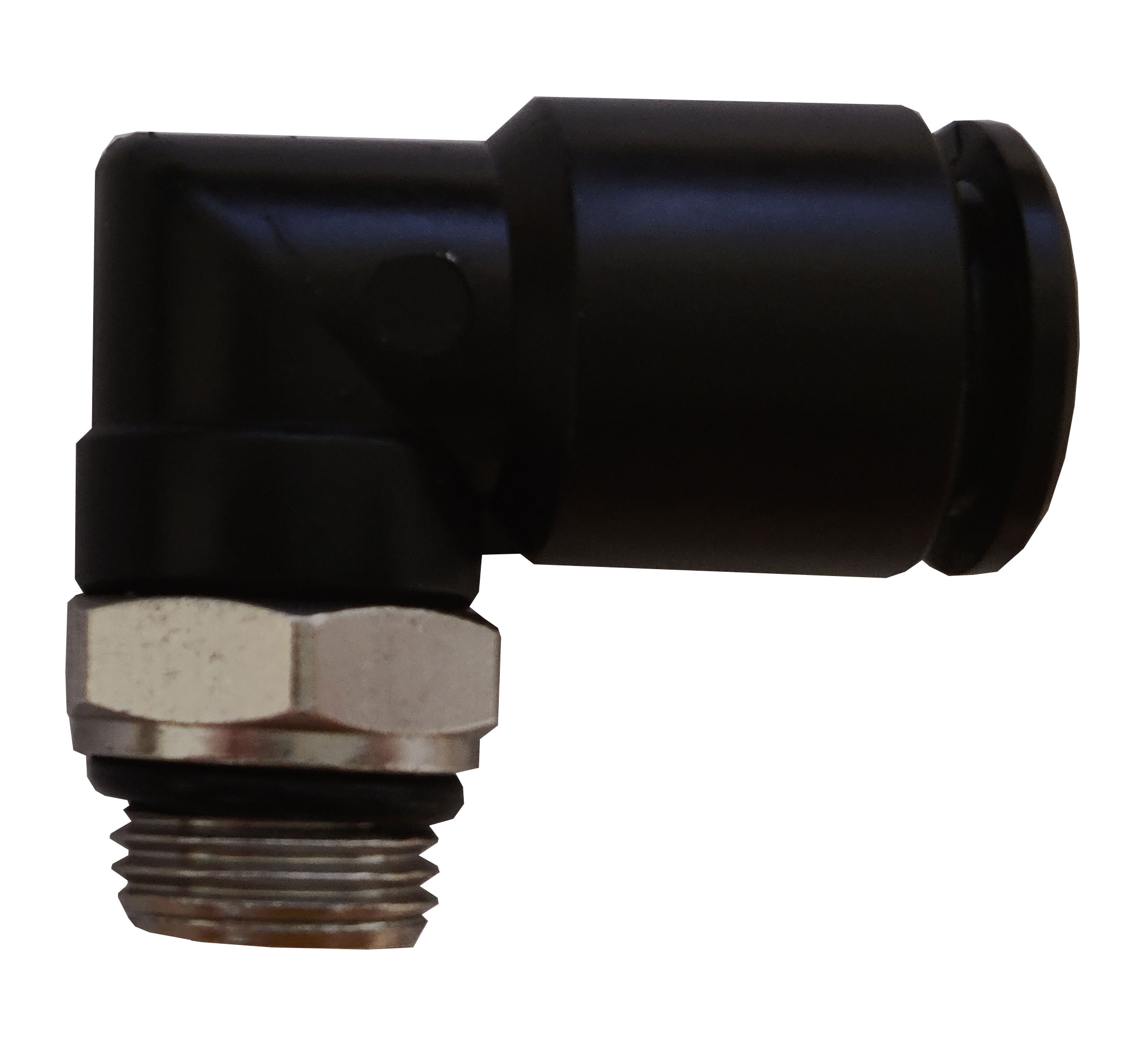 Drehbare Winkeleinschraubverschraubung, 8mm, Gewinde 1/8"