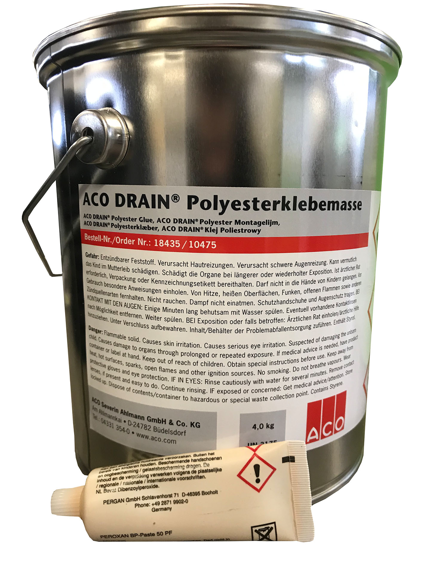 Epoxid-Klebemasse u. Härter 4kg