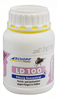 500 ml Dose LD 100 K Spritz- und Streichmittel gegen Fliegen in Ställen