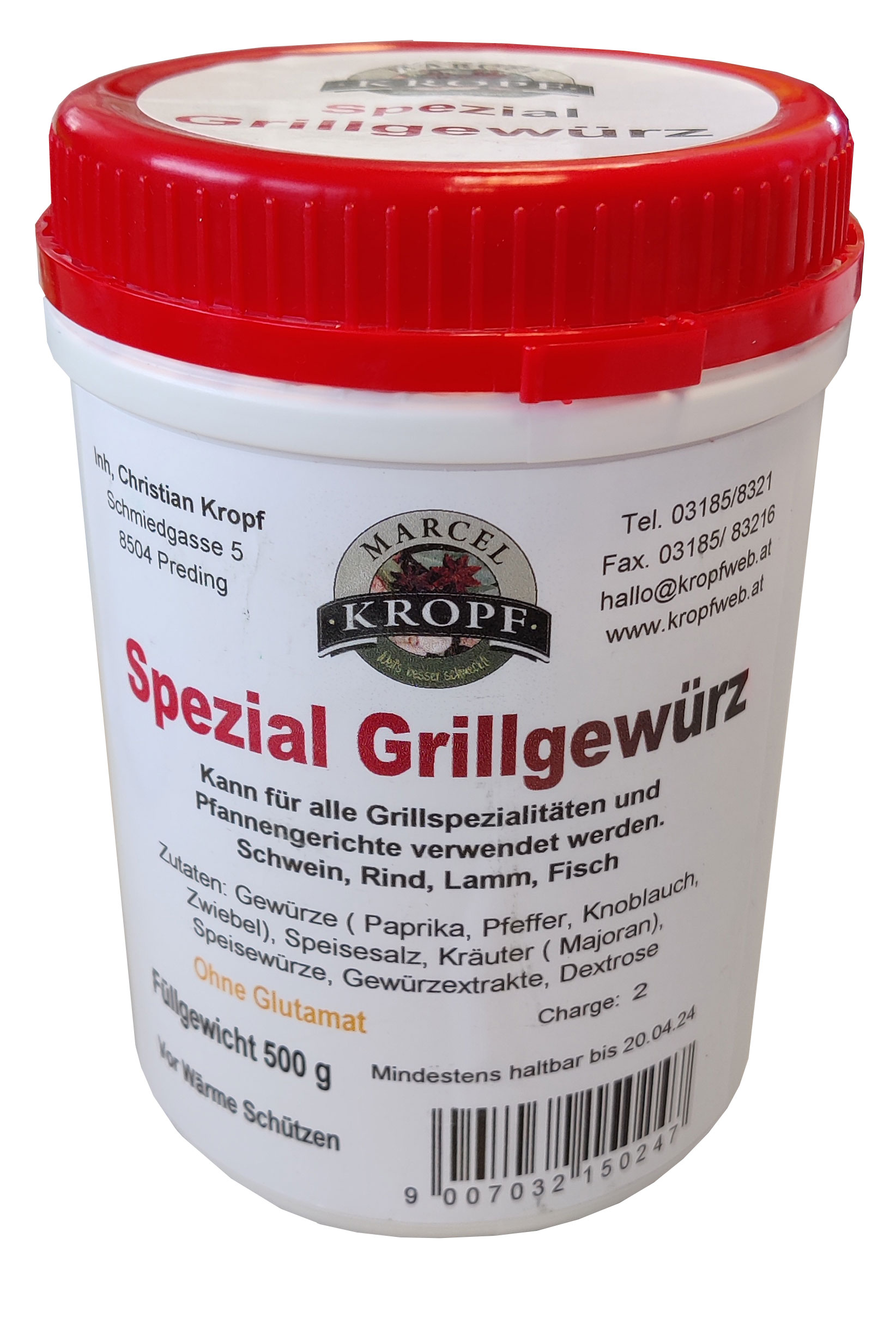 Spezial Grillgewürz 500 g***