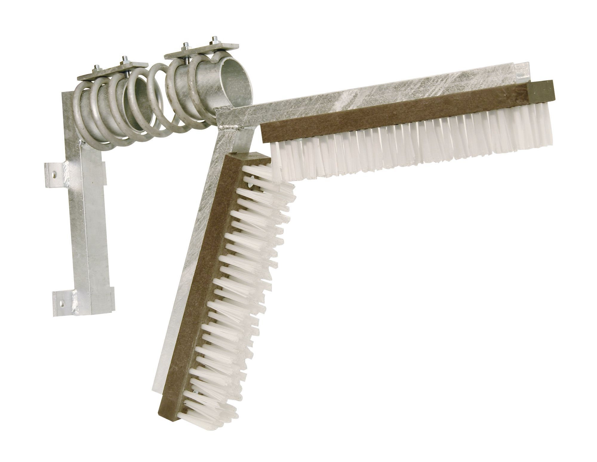 Kratzbürste für Schweine mit 2 Bürsten