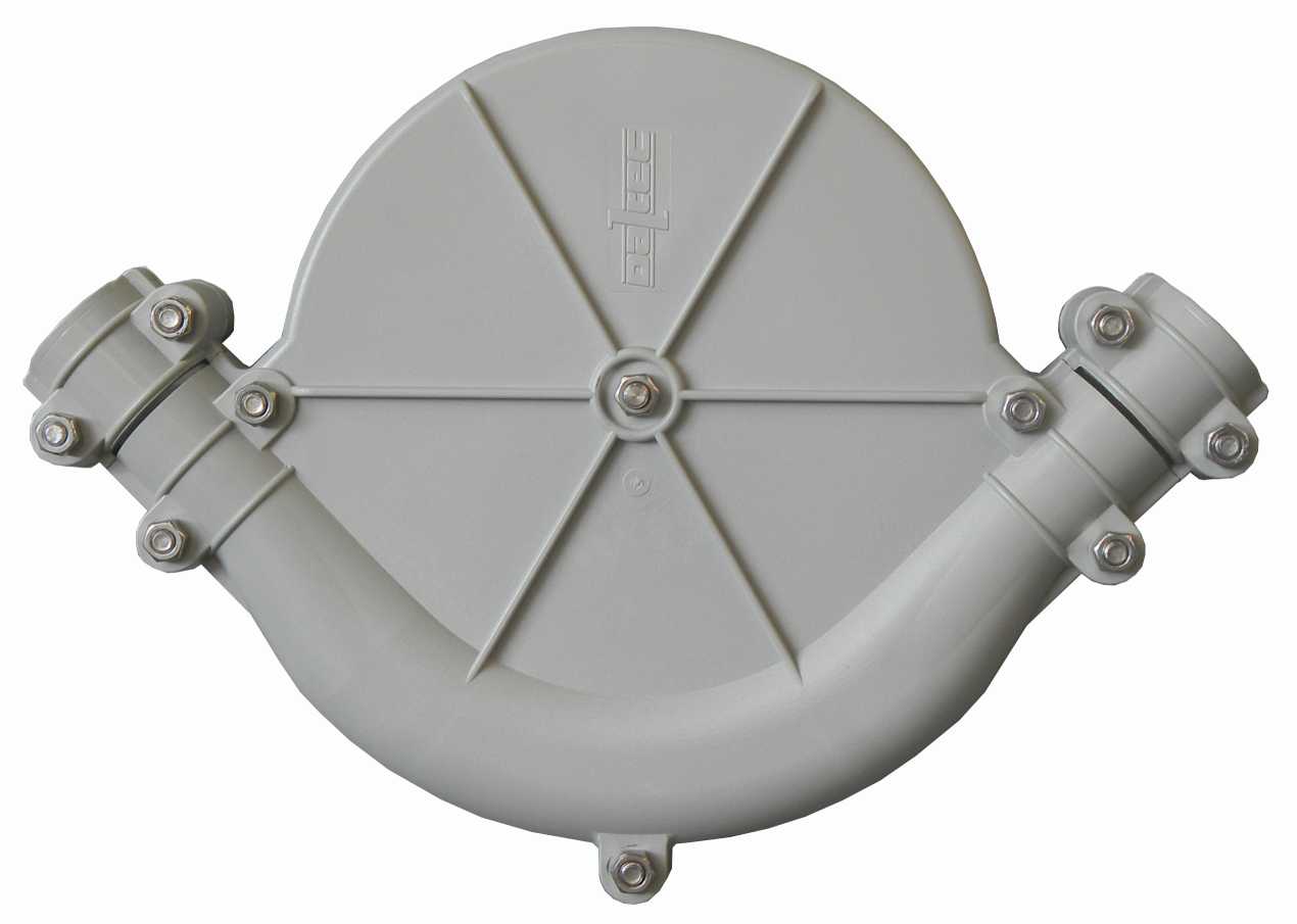 Eckrolle 38er, Kunststoff, komplett 90°