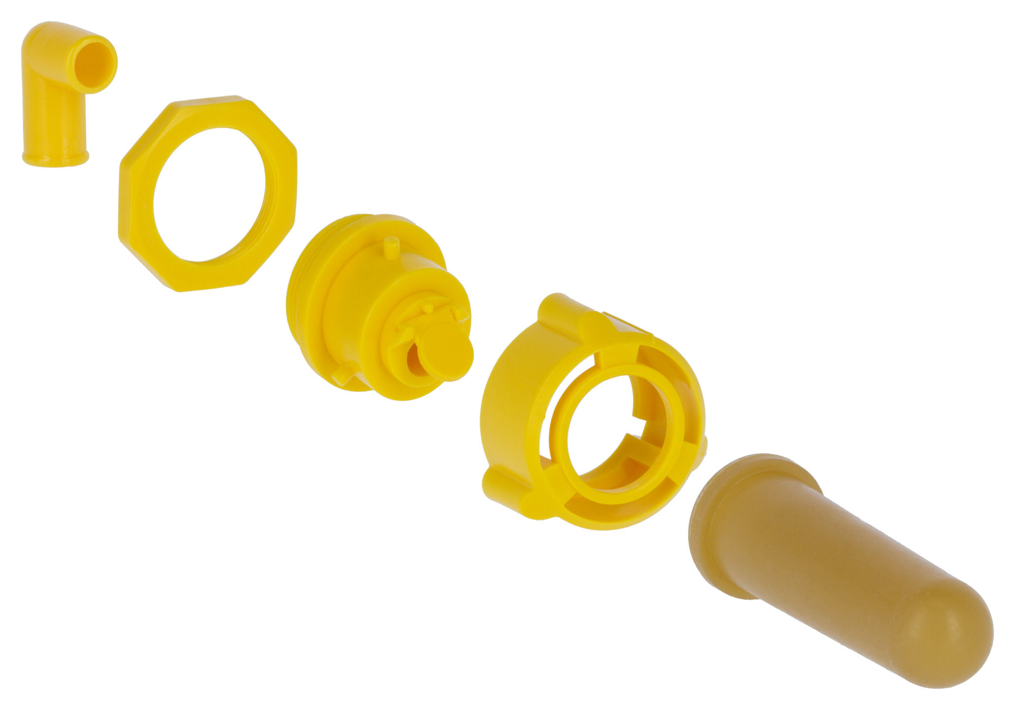 Hygieneventil mit Latexsauger