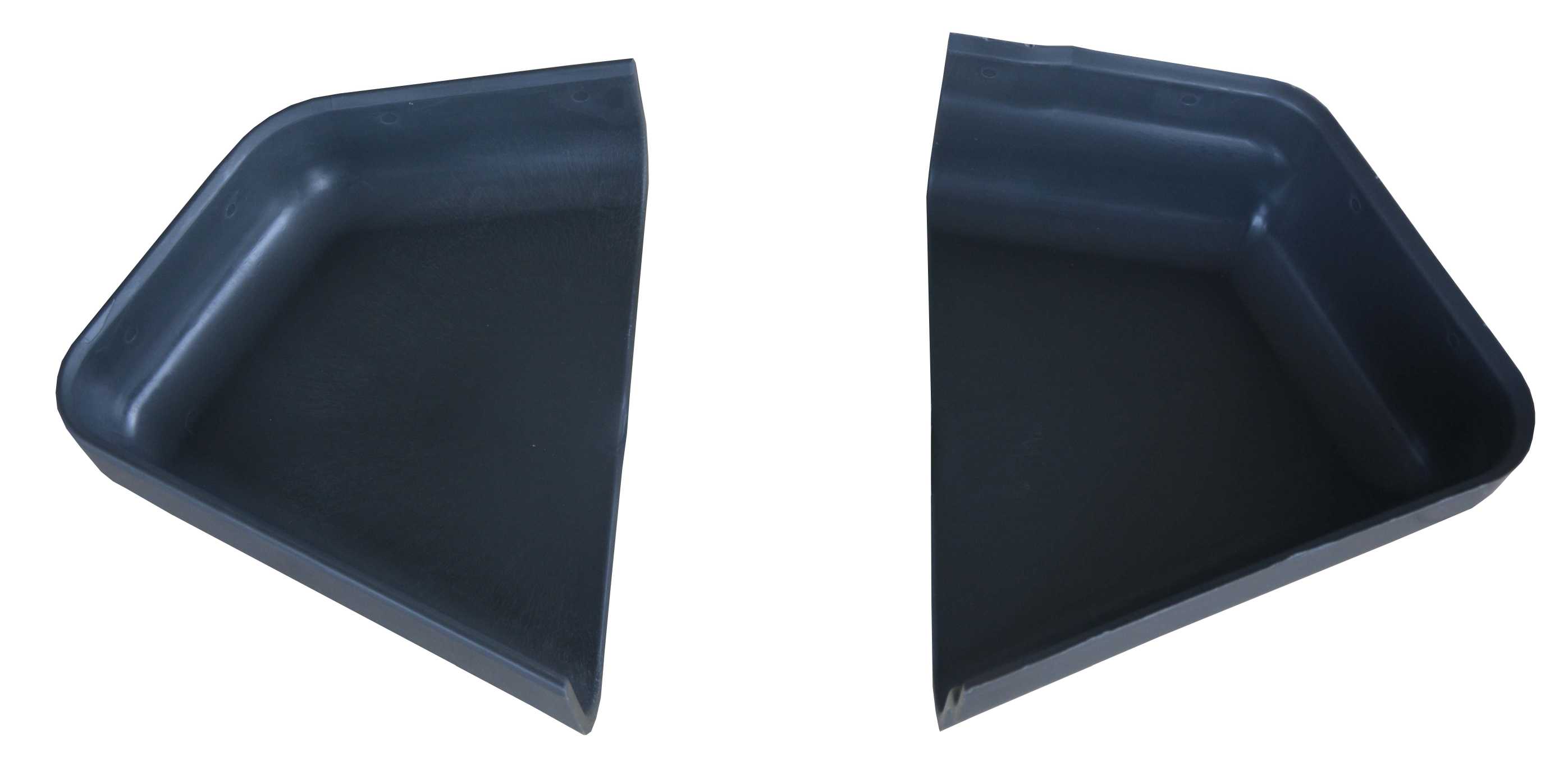 Endstücke, Paar rechts/links für Wandtrog OK