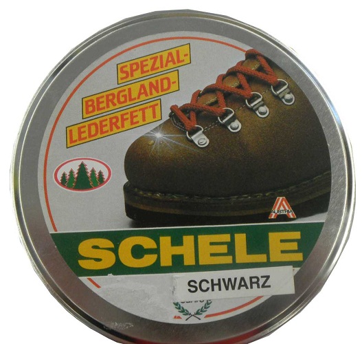 Lederfett Bergland schwarz 250 ml 