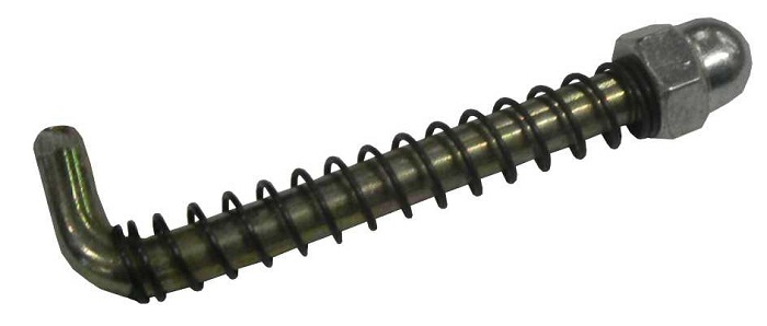 Absperrhebel mit Hutmutter u. Feder