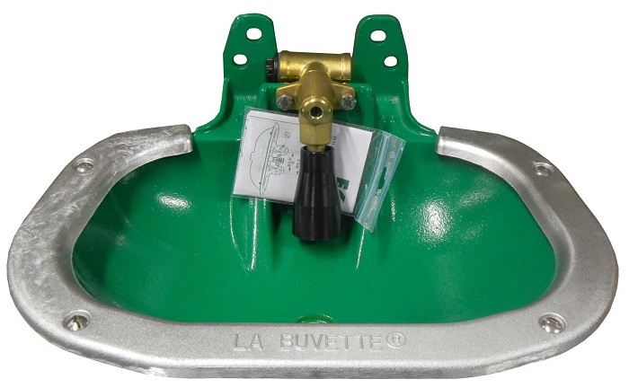 Tränkebecken F60 Polycoat mit Rohrventil***