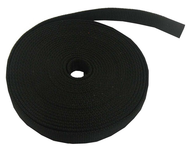 Nylonband schwarz f. Rinderanbindung